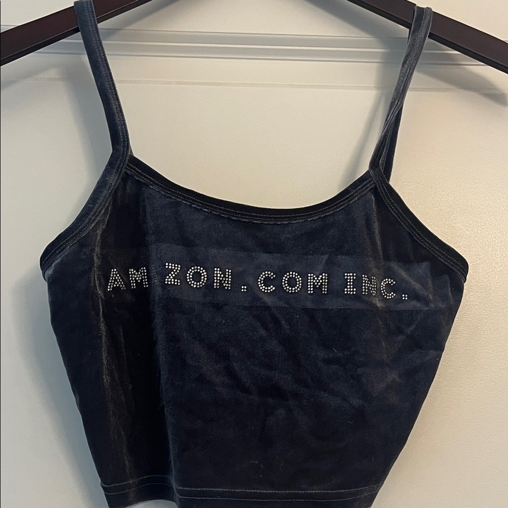 Fashion Brand Company velvet crop tank